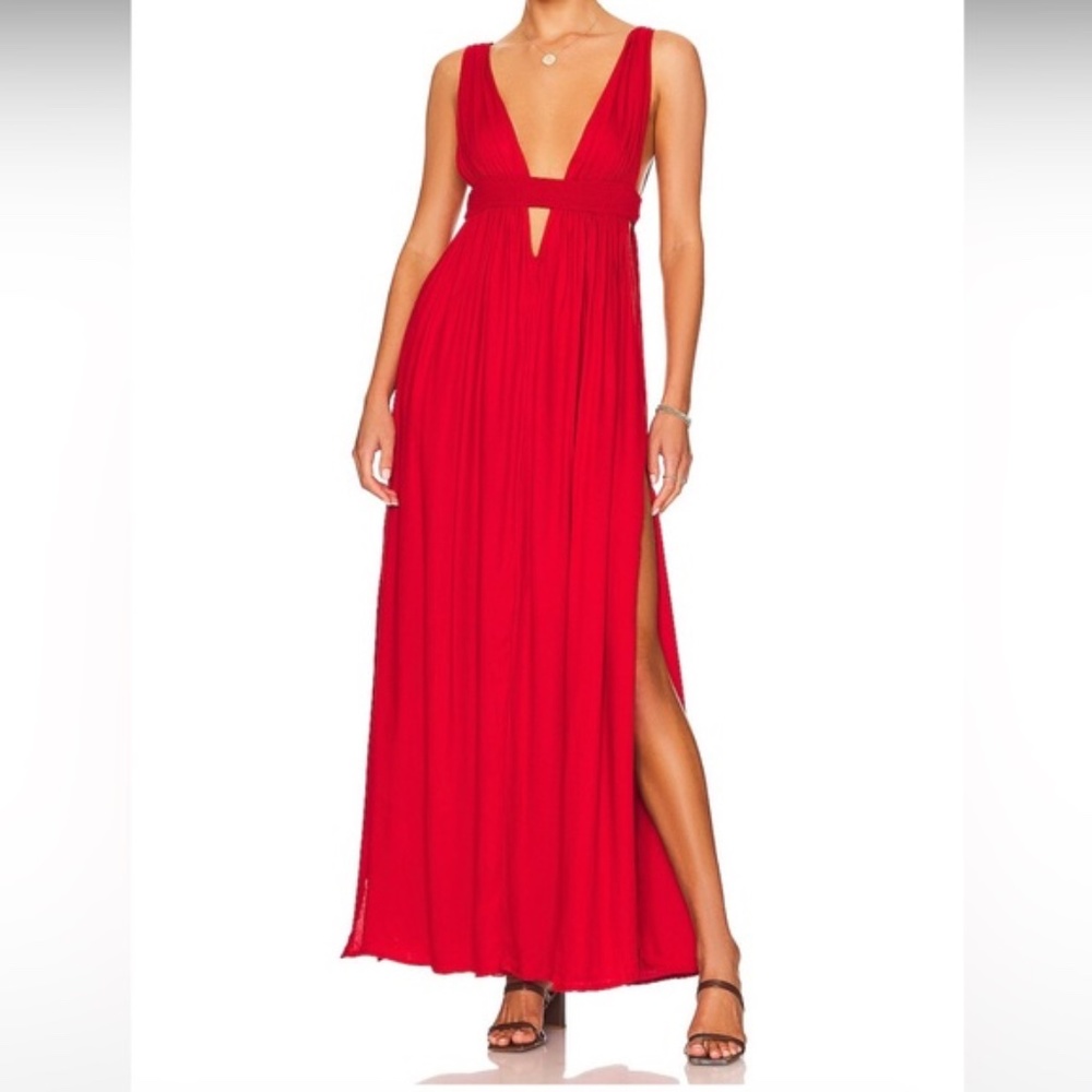Revolve Indah Anjeli dress in Cherie color